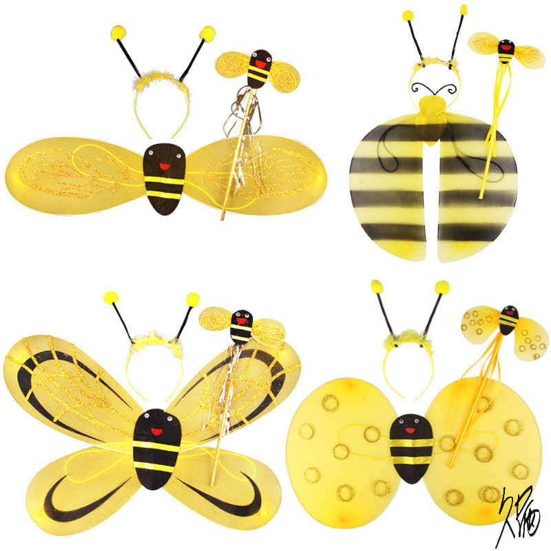 Butterfly wings props skirt little princess main costume girls…