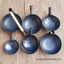 养殖用铁勺头铁瓢工业勺子清洁用铁勺子饲养员水勺舀混泥土舀
