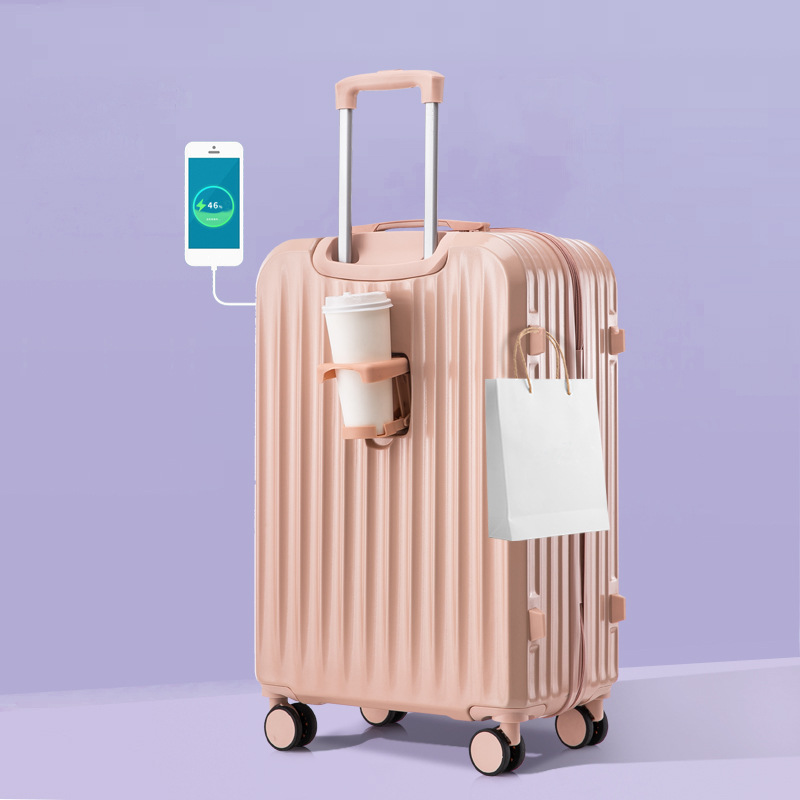 Equipaje multifuncional de alto valor facial disponible para hombres y mujeres de 24 pulgadas caja de tracción de contraseña caja de rueda universal duradera