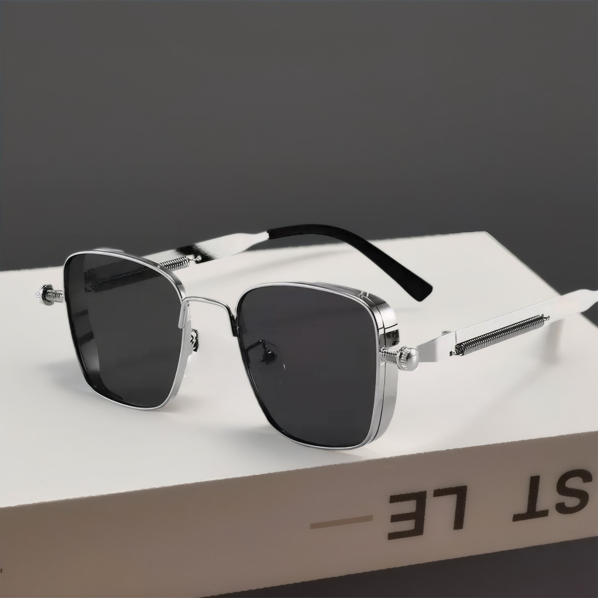 2025跨境蒸汽朋克太阳镜欧美风防紫外线sunglasses个性墨镜眼镜男