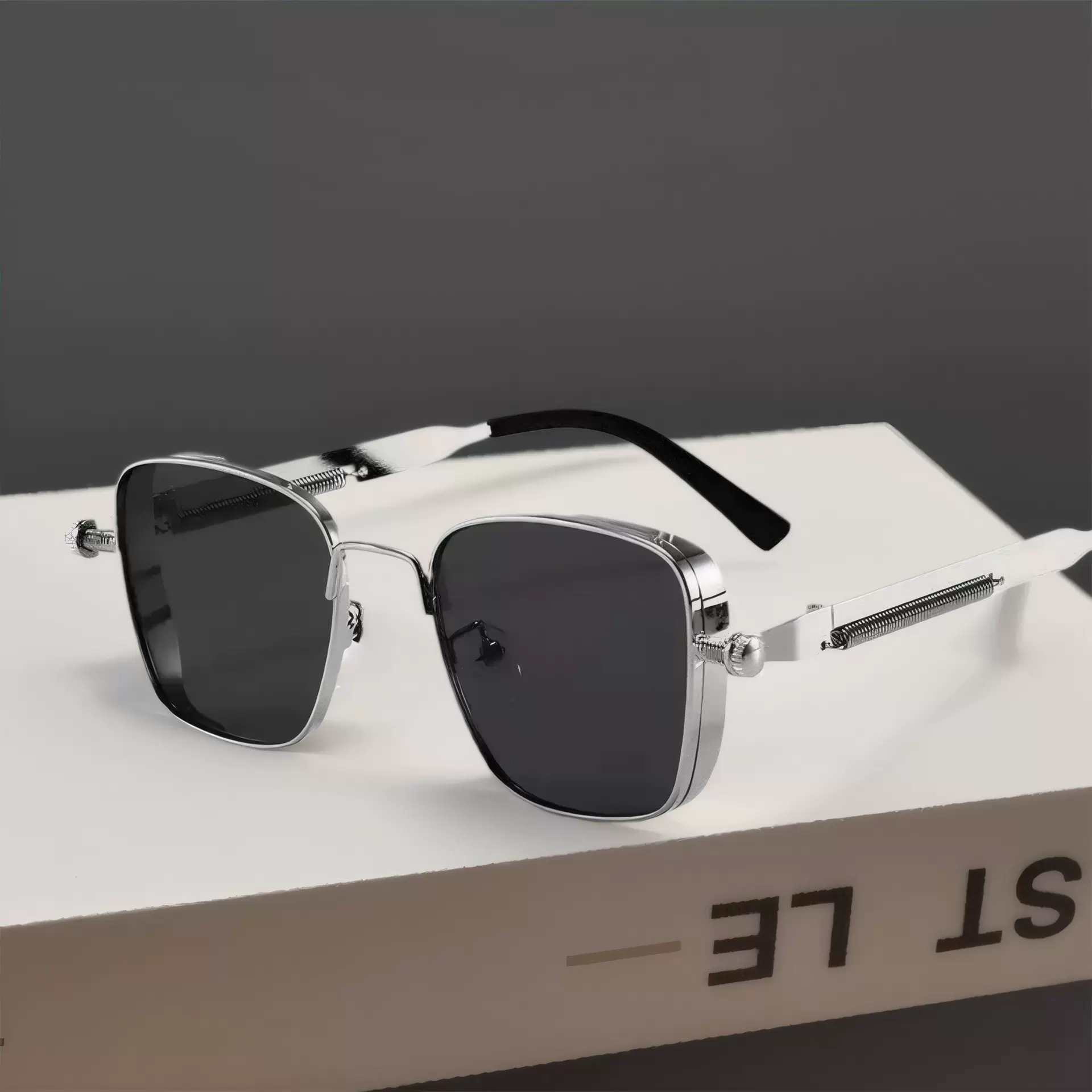 2025跨境蒸汽朋克太阳镜欧美风防紫外线sunglasses个性墨镜眼镜男