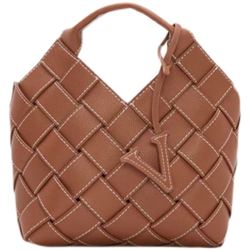 Sitio web oficial de los Estados Unidos verafied Baotou Leather Weaving Pack Europa y los Estados Unidos marca de lujo ligero bolso de mujer de hombro único