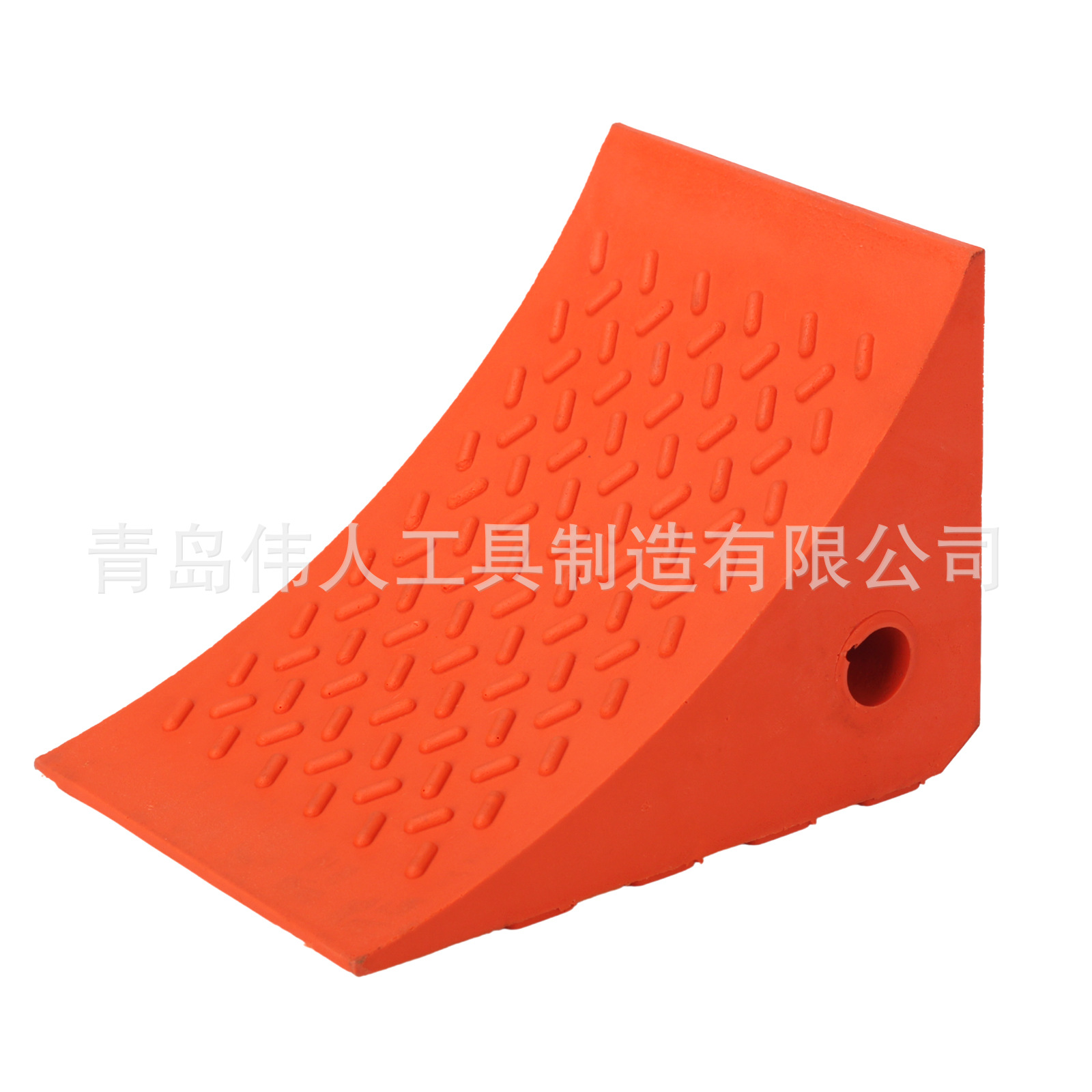 20吨聚氨酯轮挡PU发泡止轮块停车楔块防滑块顶车装置三角便携挡车