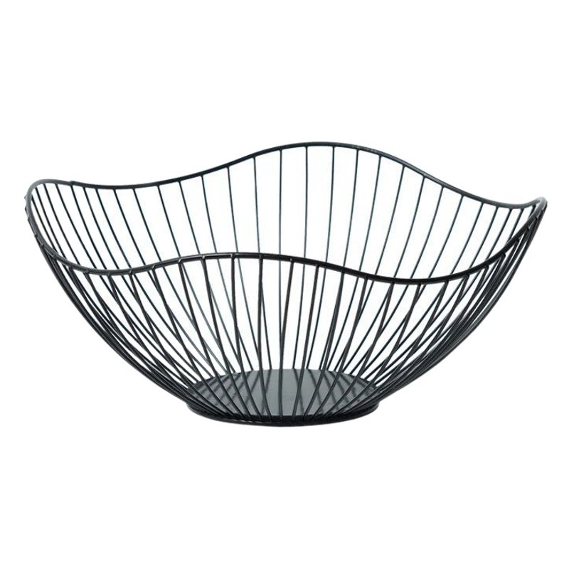 Скандинавские корзины с фруктами Кованая минималистская корзина для хранения креативные украшения для гостиной Домашние конфеты закуски фруктовая тарелка