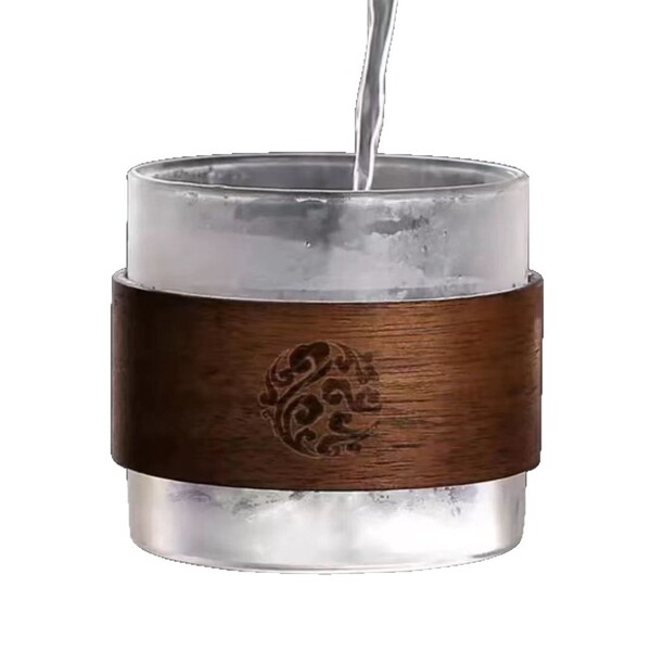 High -borosilic glass small tea cup housekeeper cup