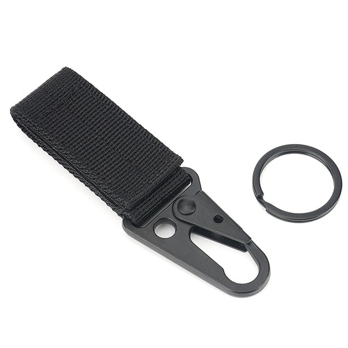 Outdoor tactical carabiner key bag accessories multi-functional belt buckle nylon webbing carabiner hook beak buckle