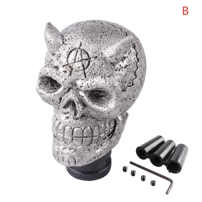 Car modified gear shift Cab and accessories - antenna-skull