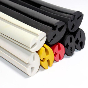EPDM sealing strip three-port car water retaining glass pressure strip window clip