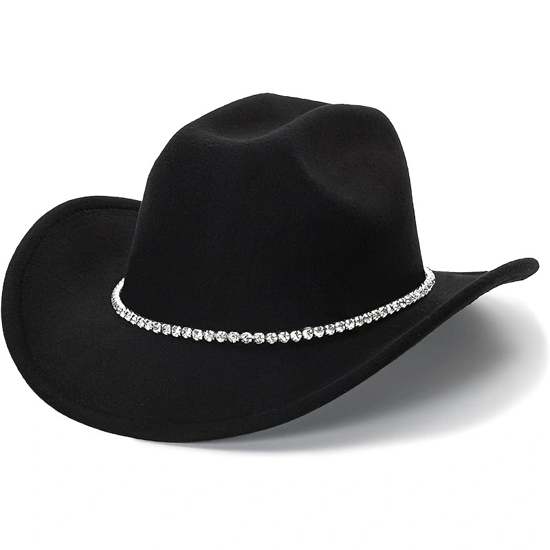 Sombrero de vaquero de fieltro – para bodas/fiestas temáticas, estilo western