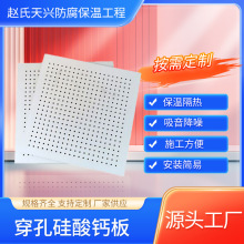 穿孔复合吸音板机房吊顶天花隔音吸音板墙面硅酸钙板防火复合石膏