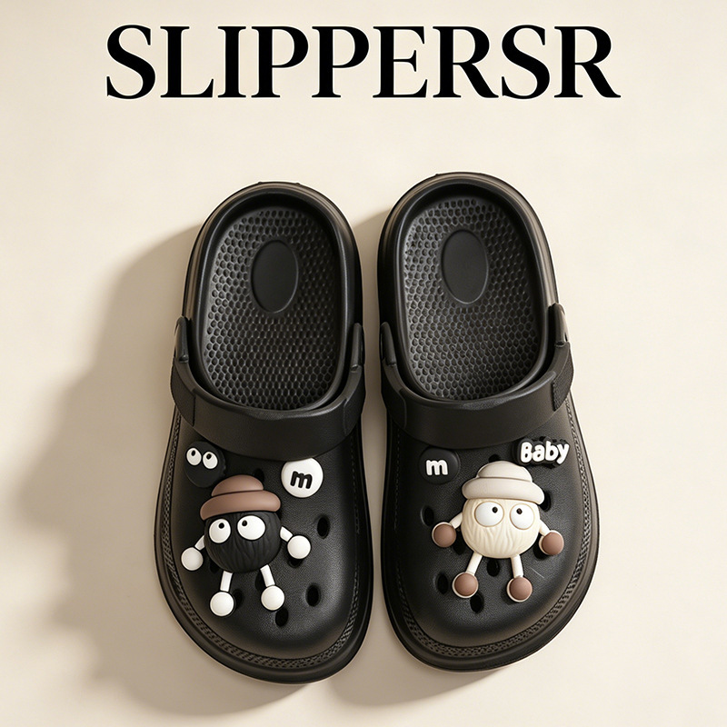 Sandals for Outer Wear Eva2025 Beach Clogs for Female Couples Summer Slippers Non-Slip Hot Selling Thick-Soled Women's Sandals Sandals for Outer Wear Eva2025 Beach Clogs for Female Couples Summer Slippers Non-Slip Hot Selling Thick-Soled Women's Sandals