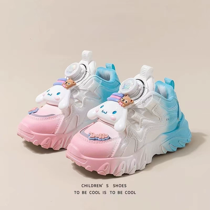 Модные китайские детские кроссовки для девочек весна-осень 2025, спортивные кроссовки Куроми, детские кроссовки Синаморолл