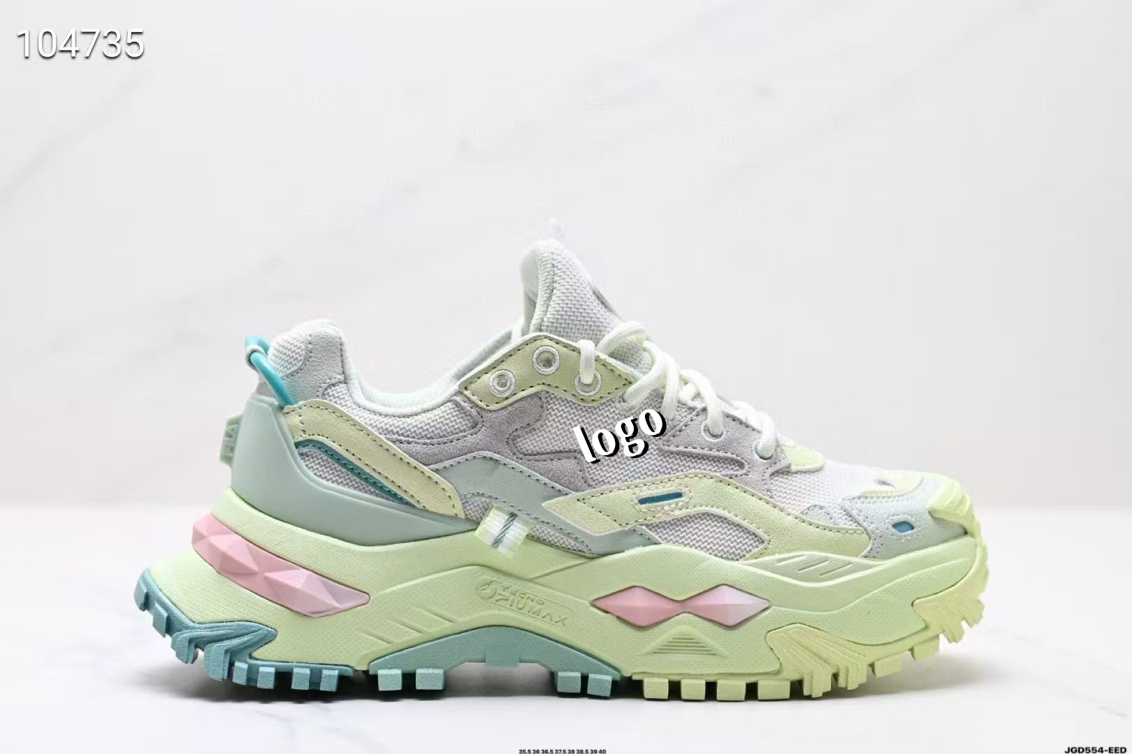 Zapatos de caramelo duro de la marca de moda 2025 centro comercial de verano con el mismo estilo zapatos de mujer de plataforma deportiva T12W521006 zapatos de papá