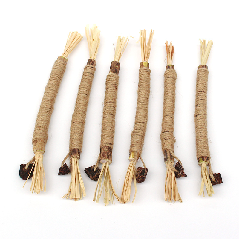 Mu Tianmiao catnip mordedor palo gato juguete insecto hiel fruta divertido gato palo diente limpieza palo TikTok Venta caliente