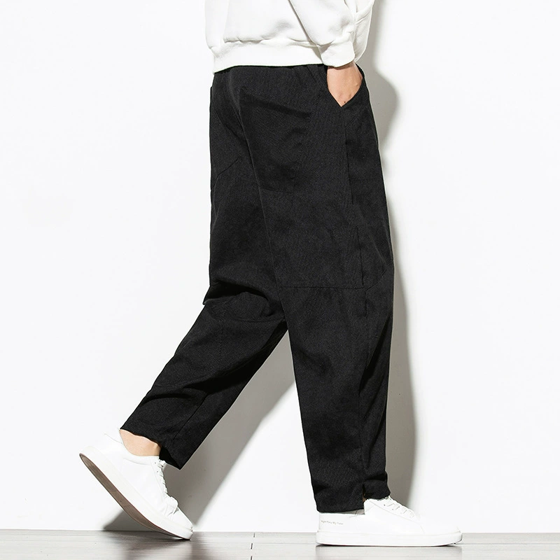 Кирпичная бархатная демисезонная pants для отдыха, китайский стиль, плюс размер