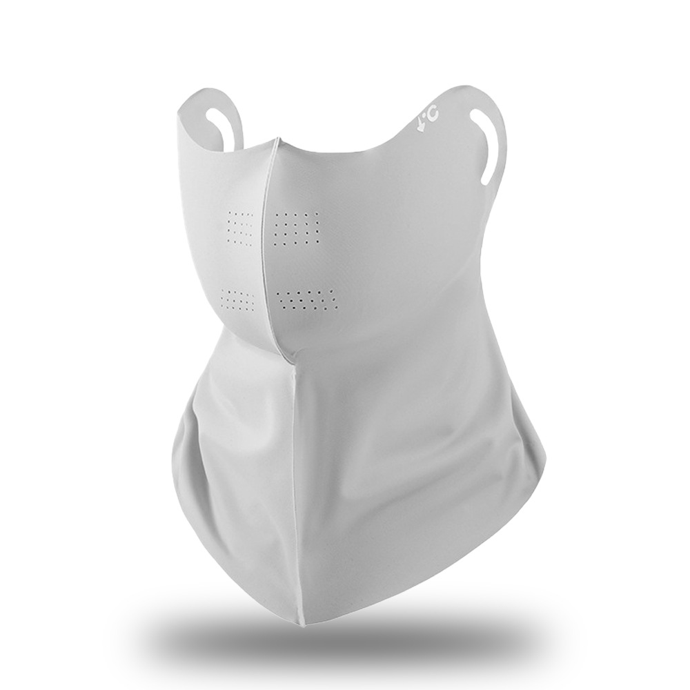 Máscara de protección solar para mujer, cara completa, cara, cara, cara, cara, protección UV, protección para el cuello, máscara para montar sin costuras