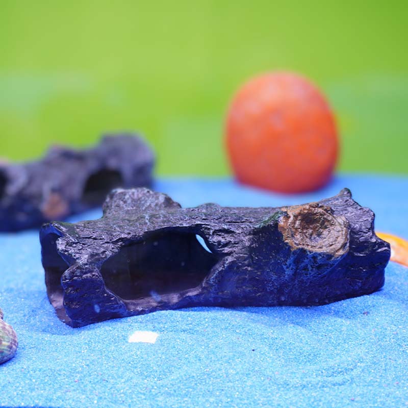 Paisaje ecológico, acuario doméstico, adornos de peces ornamentales, colgante, pecera pequeña, anguila marina, agujero de árbol de PVC, casa de refugio recomendada