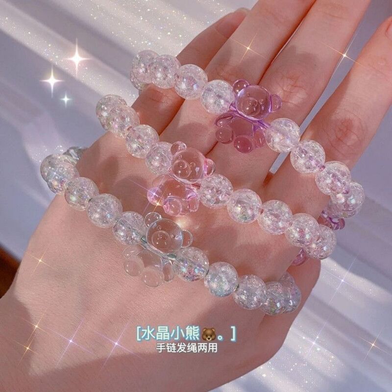 Summer Internet Celebrity Bear Bracelet Female ins Three-Person Girlfriend Bracelet Two-Person Girlfriend Mori Girl Bracelet New Sweet Girl Summer Internet Celebrity Bear Bracelet Female ins Three-Person Girlfriend Bracelet Two-Person Girlfriend Mori Girl Bracelet New Sweet Girl