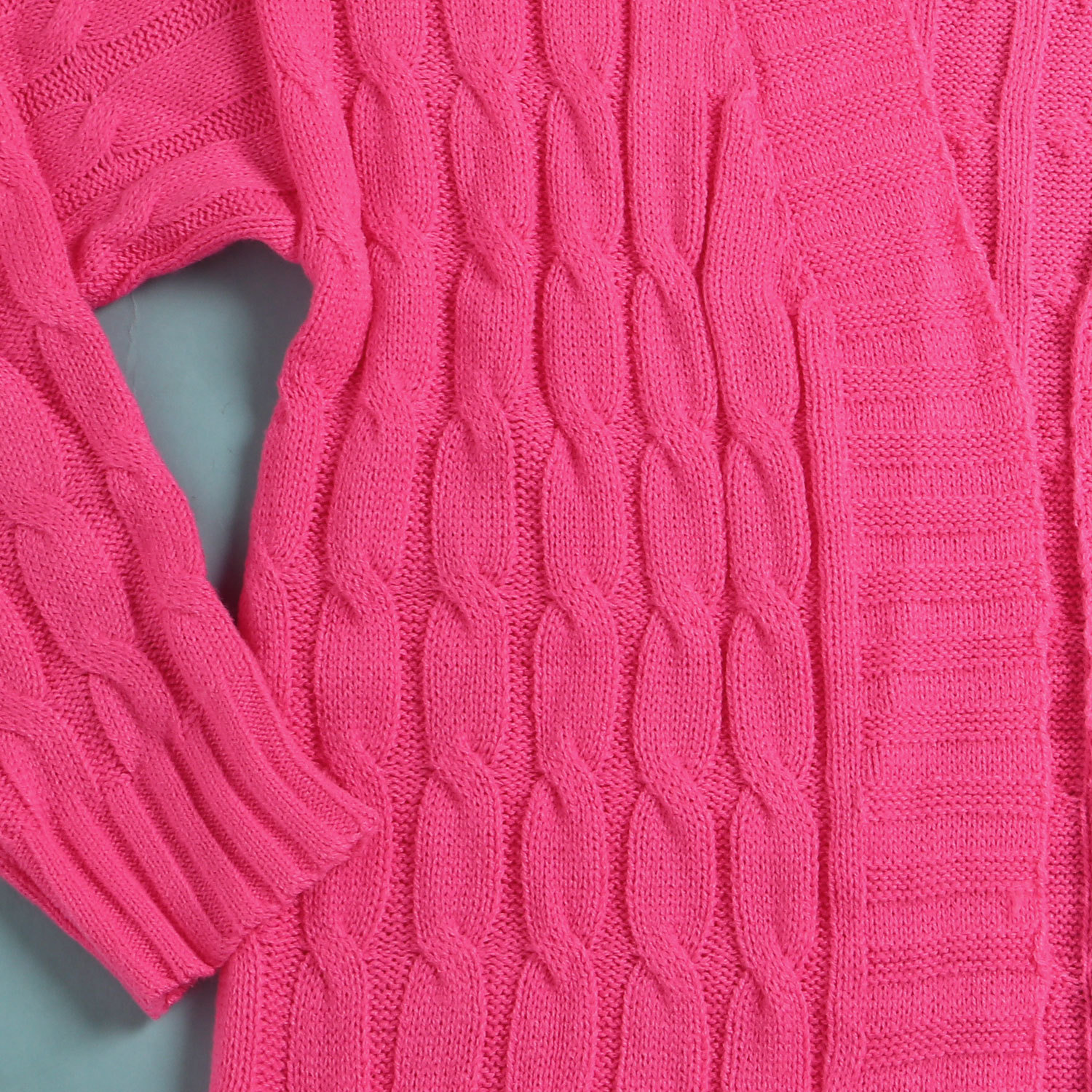 Damen Strickjacke Lang Aus Grobstrick In Unifarben Wintermantel_voghion.com