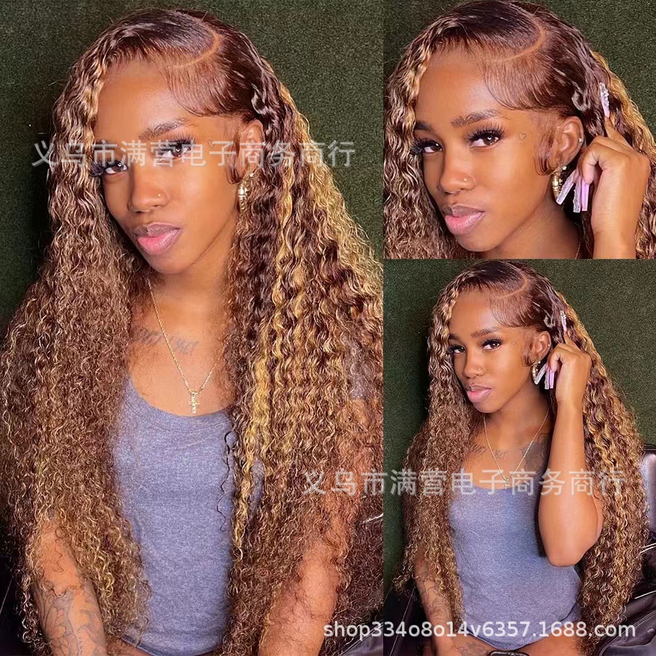 Peluca de encaje frontal 13x4lace frontal peluca pelucas de cabello humano conjunto de peluca africana de pequeño volumen