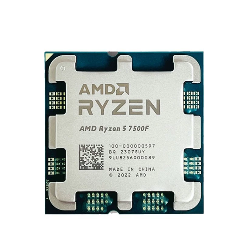 AMD Ryzen R5 7500F, неблокированный процессор для планшета, 6 ядер 12 потоков, применим к материнским платам B650/A620