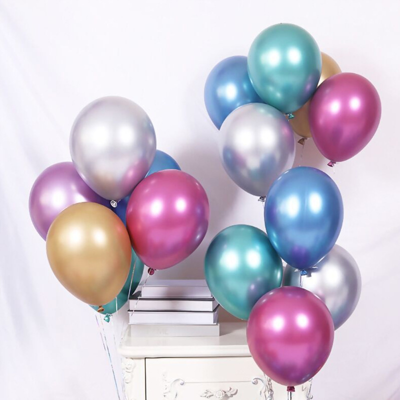 カラーは10インチの金属風船を厚くして、結婚式に子供のおもちゃの誕生日パーティーの装飾風船メーカーの卸売りを手配します。|undefined