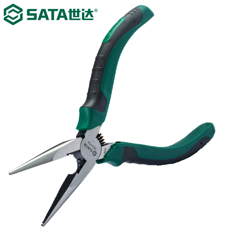 世达70121A尖嘴钳日式尖咀钳长嘴钳子电工剥线钳铬钒钢6英寸