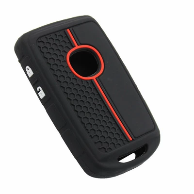 Key Case for Mazda 3 6 CX3 5 9 CX30 Miata Smart Key Side Button 34 Key (Static Rod/Key Bag) - black-2-keys