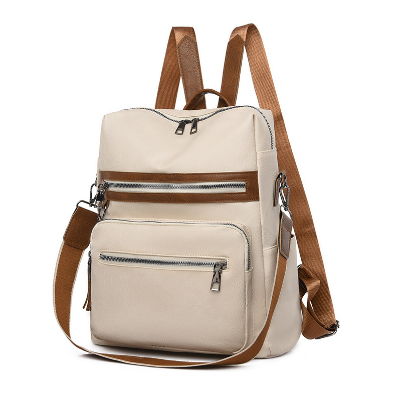 Women's Backpack 2024 New Black Outdoor Casual Backpack Retro Texturistic PU Women's Bag Backpack Women's Bag Women's Backpack 2024 New Black Outdoor Casual Backpack Retro Texturistic PU Women's Bag Backpack Women's Bag