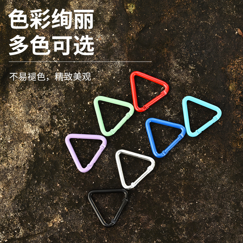 メーカー卸売り5号三角形登山ボタンカラーバックパックボタンdiy児童服装アウトドアアクセサリー部品|undefined