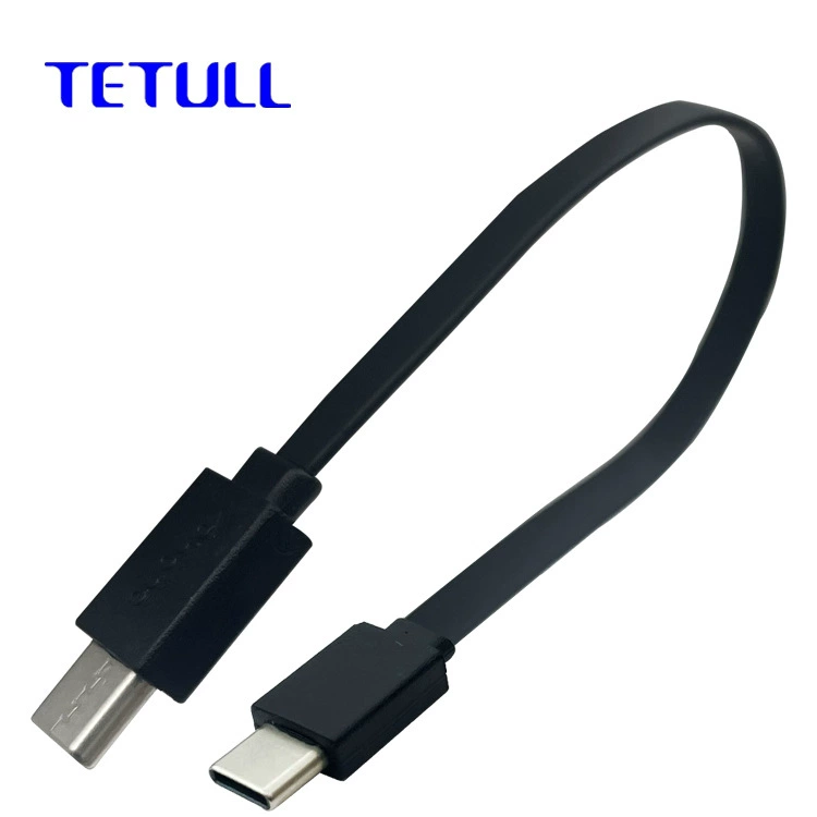 Гигантский прямой кабель Type-C для нейлоновой лапши, прочный на растяжении и холодостойкость, 5–кожный кабель данных быстрой зарядки