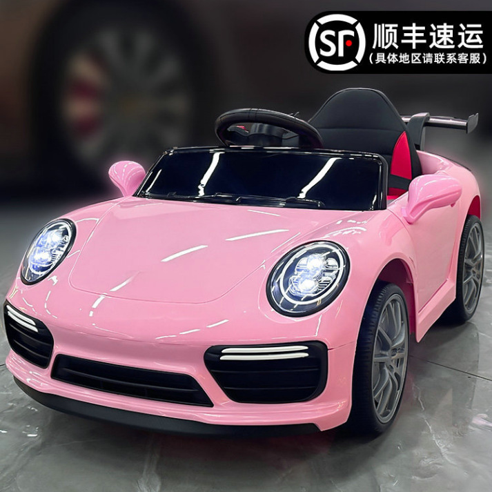 Coche eléctrico para niños Coche de control remoto de cuatro ruedas para hombres y mujeres Auto-conducción Internet celebridad carga columpio tracción en las cuatro ruedas solo coche de juguete