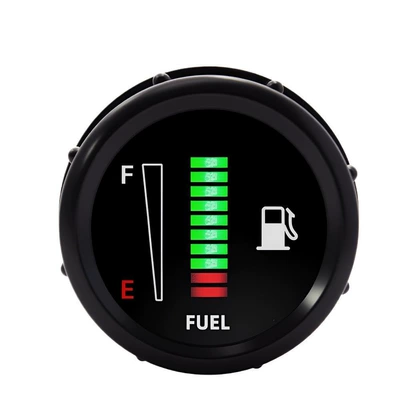 Yanacaq çəni yanacaq ölçən 52mm avtomobil LED yanacaq səviyyəsi ölçən 12/24V