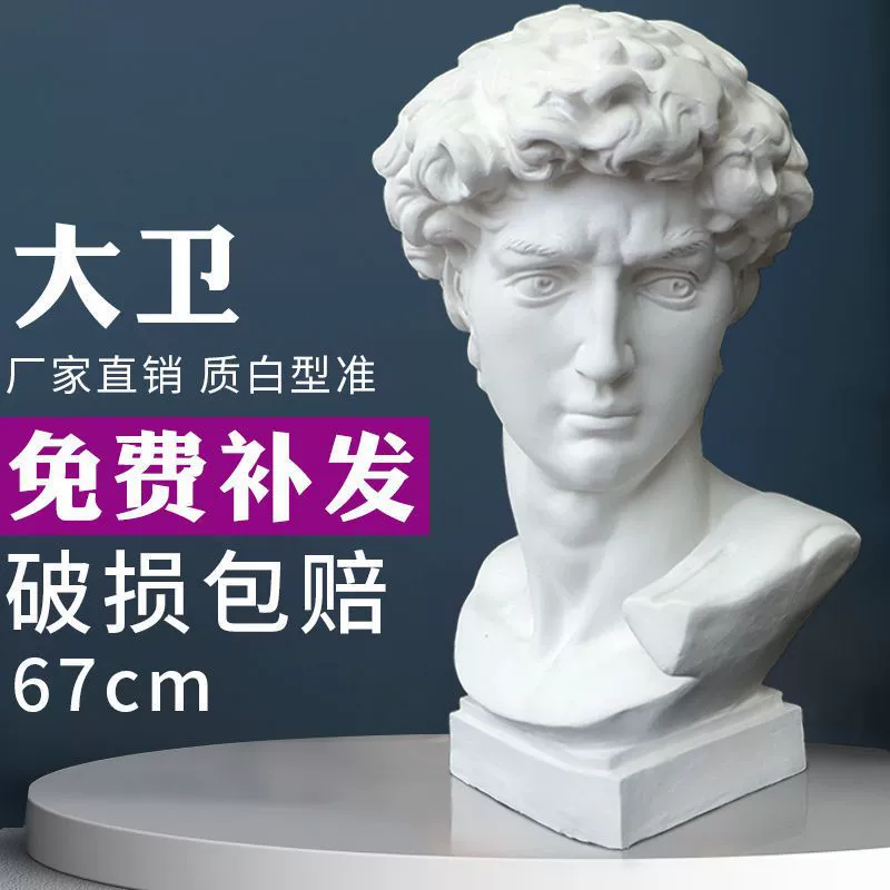 Teaching aids made of plaster, 67cm