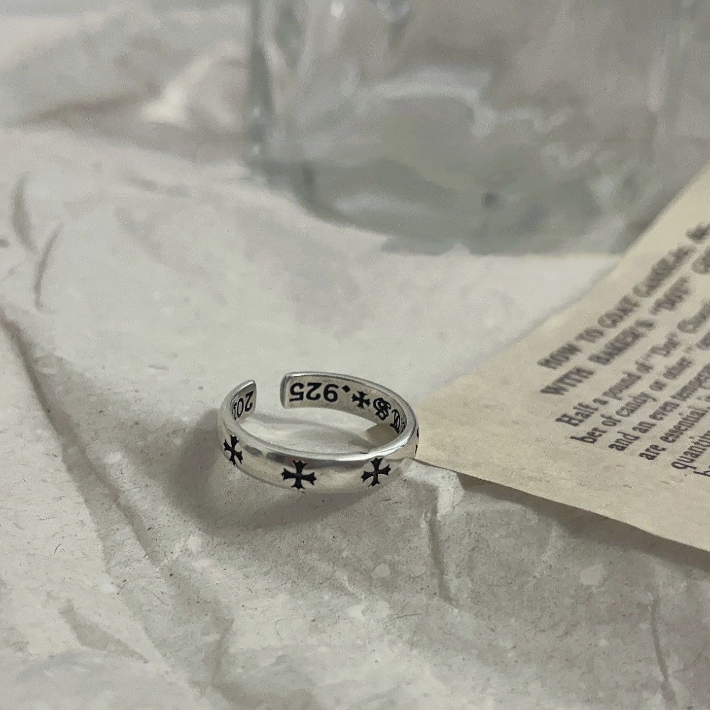 Retro Cross Ring