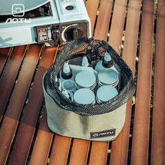 Outdoor portable seasoning bottle set camping picnic seasoning cans sealed oil bottle combination seasoning storage bag