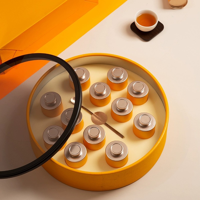 高档茶叶包装盒空礼盒装小罐茶空罐子红茶绿茶碎银子通用盒子批发