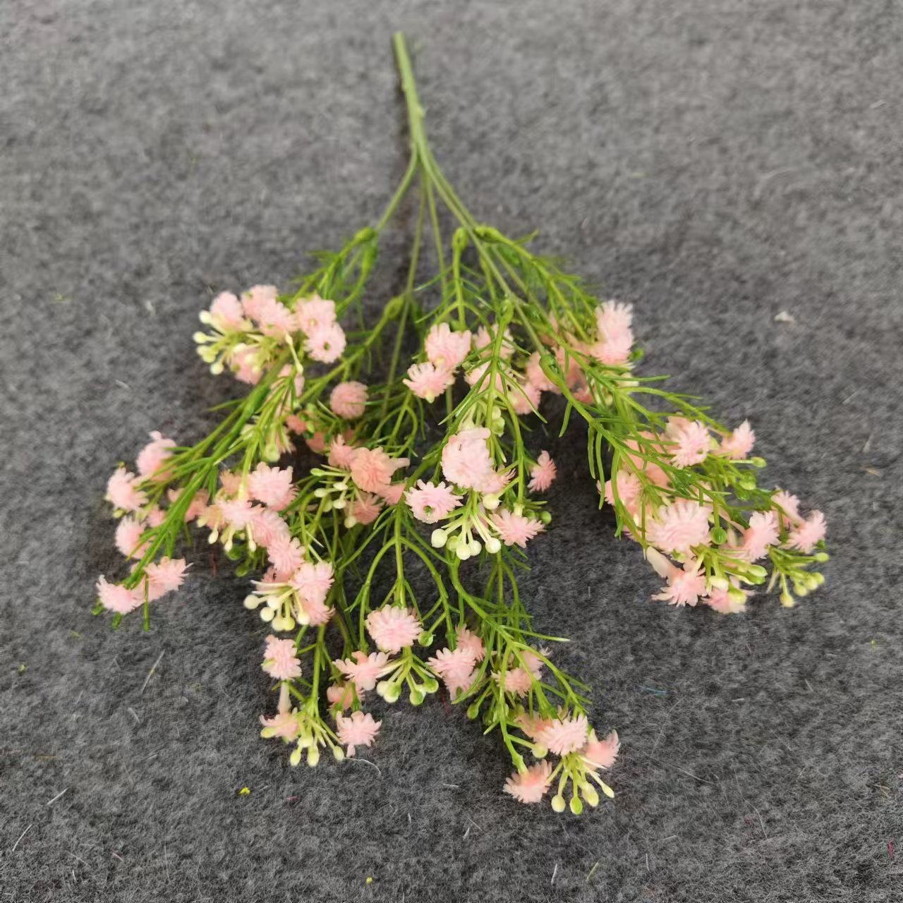 Nuevo pegamento suave con la sensación de mano lleno de flores de simulación de flores de boda decoración de ventanas del hotel en el hogar colocando flores falsas de comercio exterior
