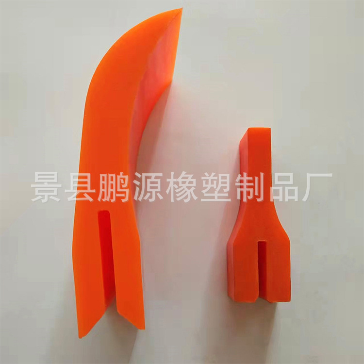 现货聚氨酯方管刮刀 聚氨酯整体H型P型刮刀整体卡槽式刮刀
