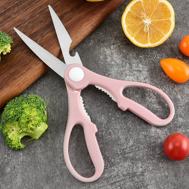 Многоцелевые ножницы для кухни, бытовые кухонные ножницы из нержавеющей стали 9180, кухонные ножницы из нержавеющей стали