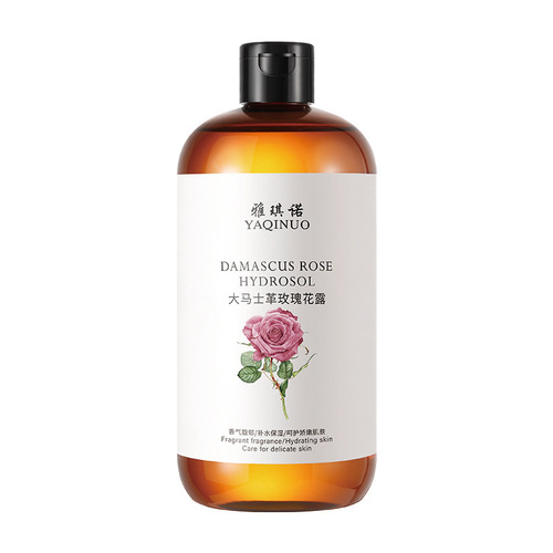Yaqinuo Damascus Rose Pure Water 500ml Hydrating Moisturizing Toner Spray Spa Wet Compress Bud Water