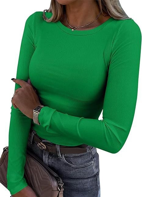Women's Long Sleeve Top Autumn Winter Outerwear Inner T-Shirt Milk Silk Polyester Base Layer Shirt_ecoleips.com
