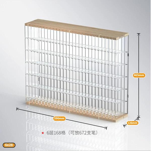 ☆First order dropped☆Marker pen holder [six levels inserted diagonally to hold 672 pens]❉❀❉