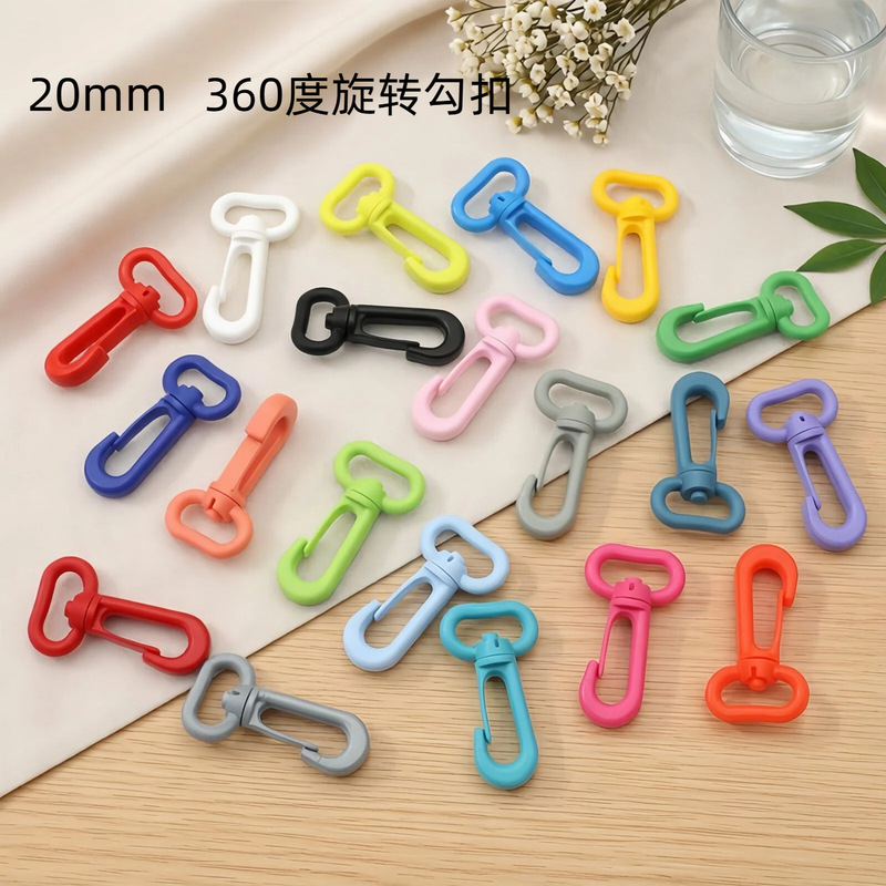 20mm Hualian Kam Plastic Lobster Clasp Pom Rotatable Hook Buckle Toy Doll Hanging Buckle Dog Leash Buckle 20mm Hualian Kam Plastic Lobster Clasp Pom Rotatable Hook Buckle Toy Doll Hanging Buckle Dog Leash Buckle