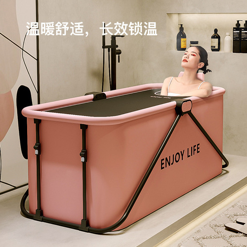 Portable Foldable Home Hot Tub for Adults and Children, with Thick Bathing Tubs for Baby Steam and Medicine Baths