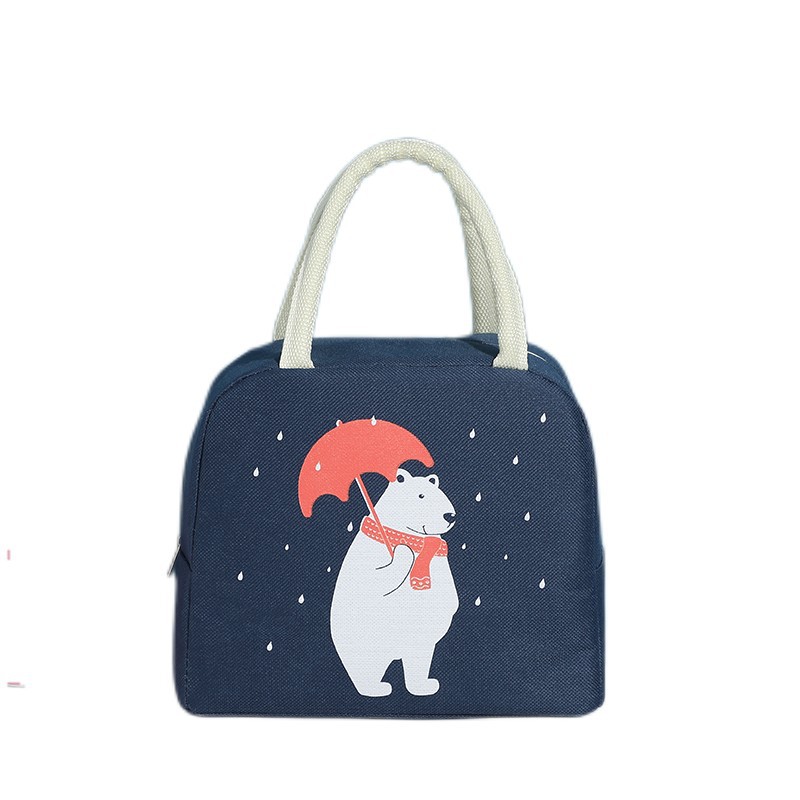 Bolsa de almuerzo de estudiantes bolsa de almacenamiento bolsa de dibujos animados para niños bolsa de aislamiento de oficina con bolsa de almuerzo bolsa de almuerzo