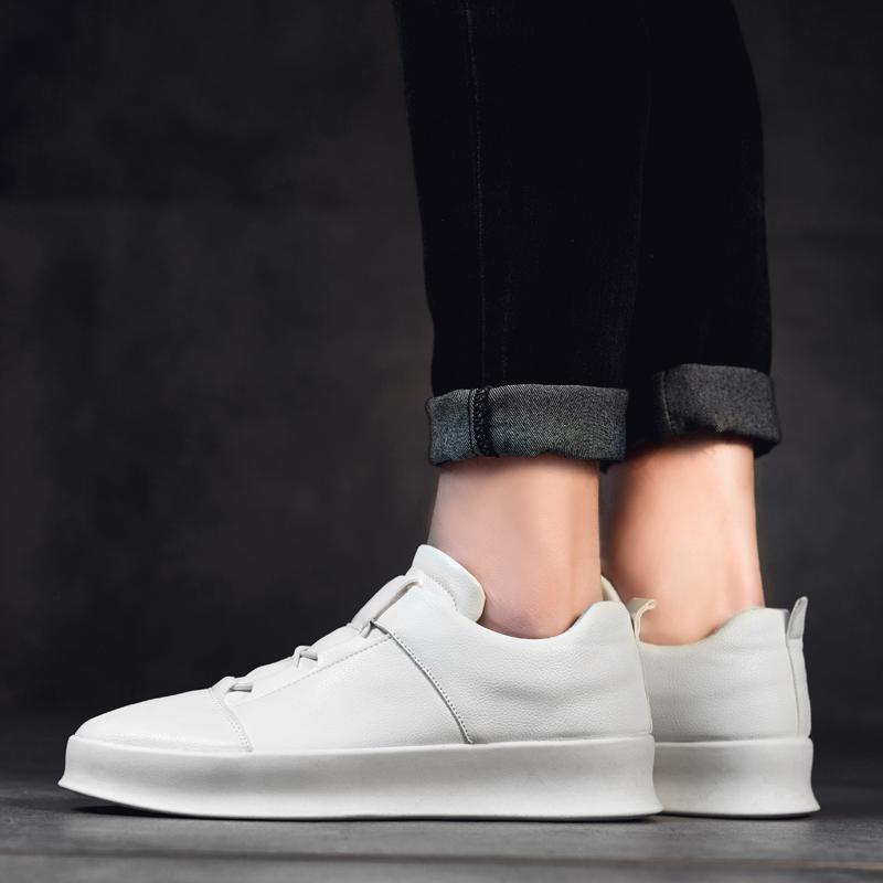 Spring white low fashionable trend white sneakers platform
