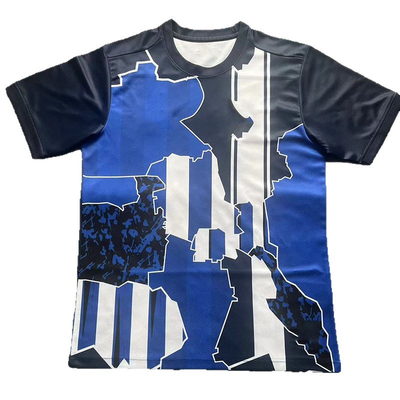 25-26 Neue Fan-Edition Hertha Berlin Kurzarm-Fußballtrikot in Top-Qualität, Größen S-2XL_voghion.com