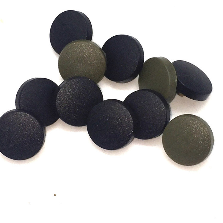 厂家批发热销款式12MM15MM 17MM 尼龙沙面光面 铜脚纽扣