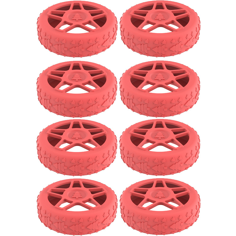 Caster shoesスーツケースホイールシリコン保護カバー耐摩耗性全包スーツケースホイールシリコン保護カバー